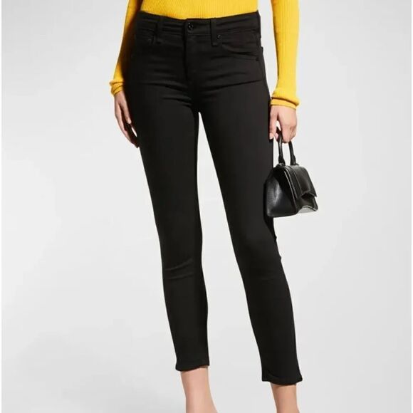 Rag & Bone Black Ankle Skinny Jeans Size 26 #JT#3 - Picture 6 of 6